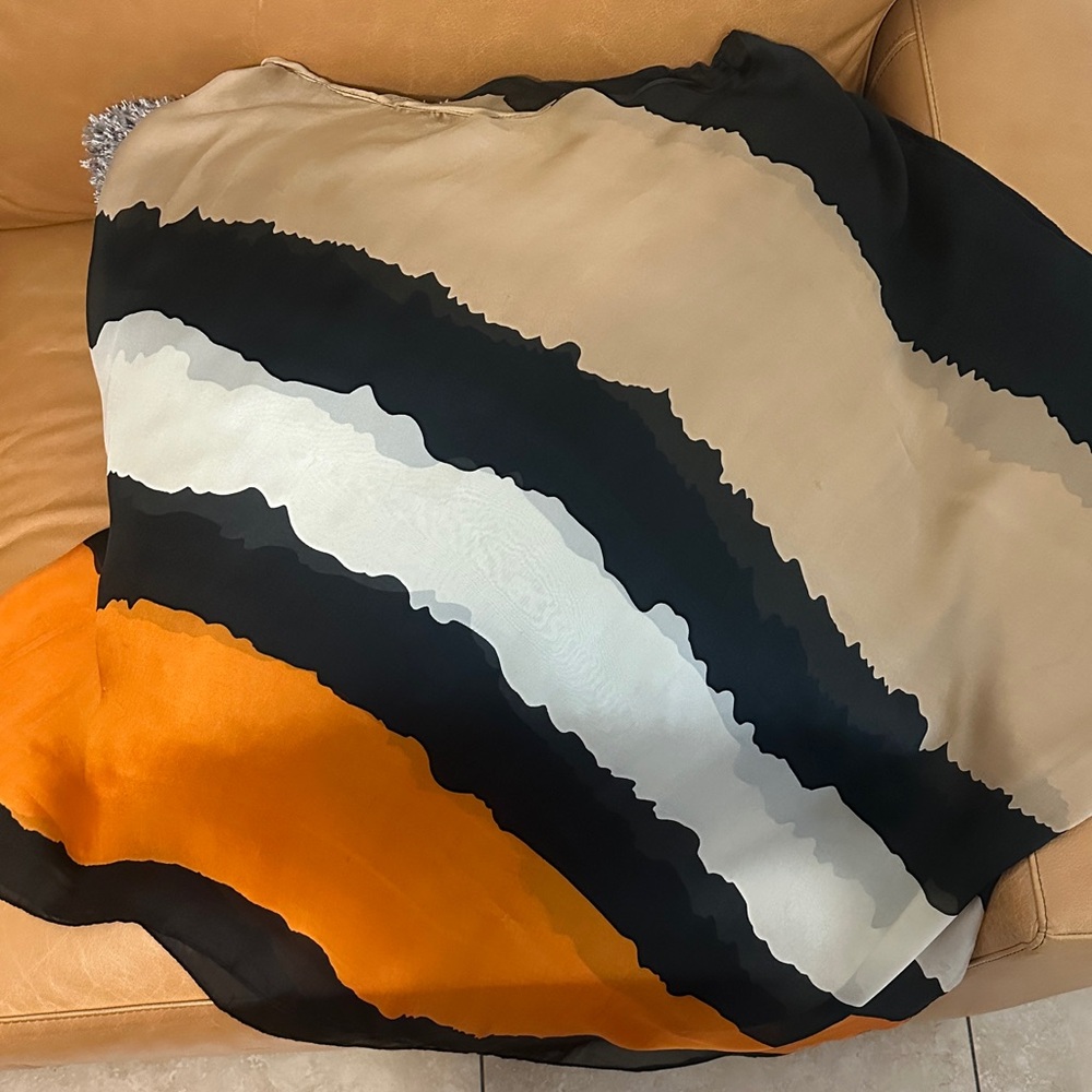 Striped Silk Shawl